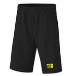 TTS Athletic Shorts (Black Shorts With Twice The Speed Logo) - Twice The Speed