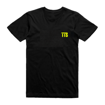 Twice The Speed Logo Black T-Shirt (TTS Logo On Heart) - Twice The Speed